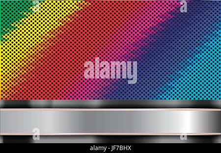 Acciaio, banner, pattern, metallico, geometrica, sfondo, sfondo, ombre, Illustrazione Vettoriale