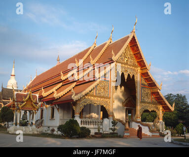 Thailandia Chiang Mai, Wat Prasing, Tempio buddista. Foto Stock