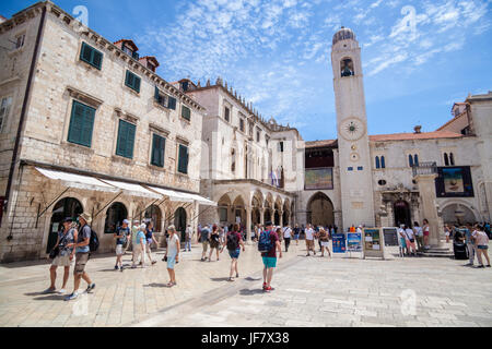 La città vecchia di Dubrovnik Foto Stock