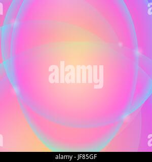 Abstract Rosa sfondo giallo. Abstract cerchio rosa Pattern. Illustrazione Vettoriale