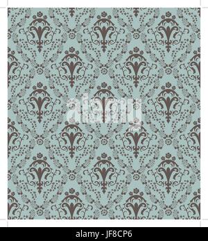 Damasco pattern senza giunture Illustrazione Vettoriale