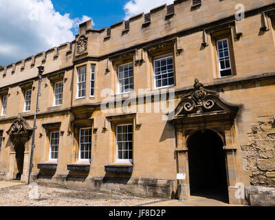 Interna Quad, St Johns College dell'Università di Oxford, Oxford, Inghilterra Foto Stock