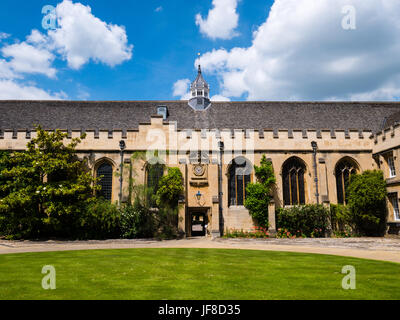 Interna Quad, St Johns College di Oxford University Oxford, England, Regno Unito, GB. Foto Stock