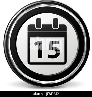 icona del calendario Illustrazione Vettoriale