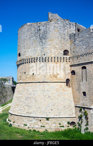 Il castello di otranto in puglia italia Foto Stock