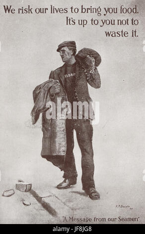 WW 1 home poster di propaganda Foto Stock