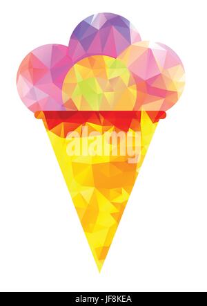 Icona del gelato Illustrazione Vettoriale