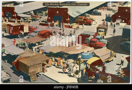 The Market, Hamilton, Ontario, Canada, ND Foto Stock