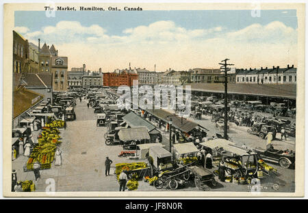 The Market, Hamilton, Ontario, Canada, ND Foto Stock