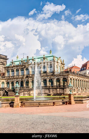 Lo Zwinger in Dresden Foto Stock