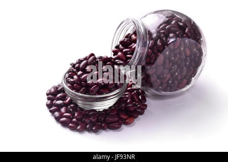 Raw moong daal arhar malka rajma fagioli kidney chole chana impulsi Foto Stock