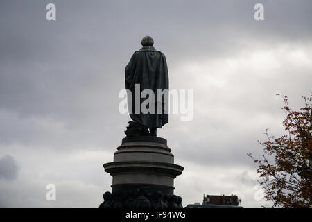 Di Daniel O'connell monumento su O'connell Street, Dublin, Irlanda Foto Stock