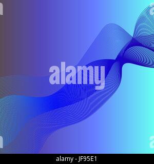 Abstract Onda Blu Texture blu su sfondo chiaro. Astratto Modello blu Illustrazione Vettoriale