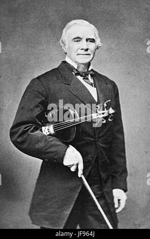 OLE BULL (1810-1880), compositore norvegese e il violinista Foto Stock