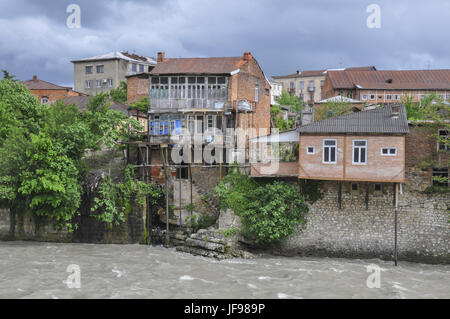 Edifici di appartamenti in Kutaisi, Georgia Foto Stock