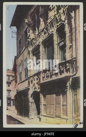 Valenza (Drôme) - La Maison des Têtes stile Rinascimento - 34408921272 o Foto Stock