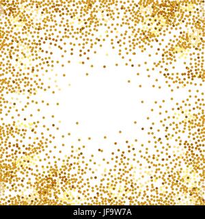 Abstract golden coriandoli sfondo Illustrazione Vettoriale