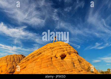 Formazioni di arenaria Foto Stock