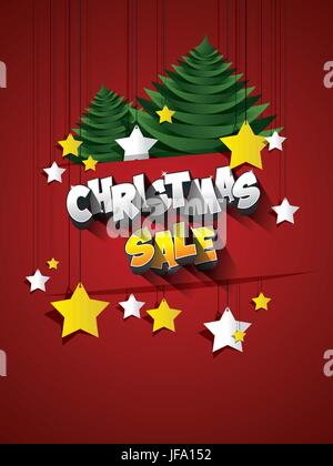 Vendita di Natale Illustrazione Vettoriale