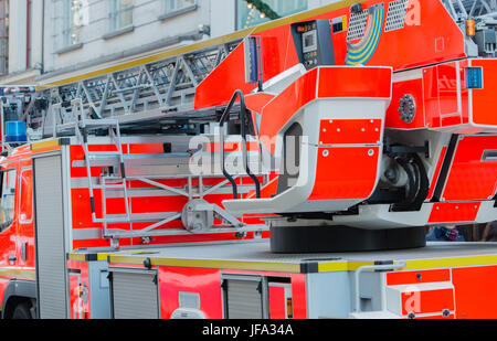 I veicoli antincendio per l'uso del fuoco Foto Stock