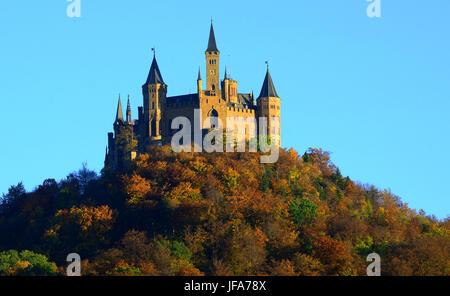 Castello Hohenzollern, Germania, svevo, Foto Stock