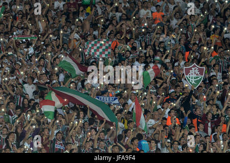 Rio De Janeiro, Brasile. Il 29 giugno, 2017. Twisted durante il Fluminense vs. U. Catolica (ECU) tenutasi nel Maracanã dal Copa Sudamericana in Rio de Janeiro, RJ. Credito: Celso Pupo/FotoArena/Alamy Live News Foto Stock