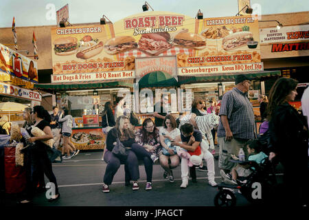 San Diego, CA, Stati Uniti d'America. Il 30 giugno, 2017. Visitatori presso il San Diego County Fair giovedì, 29 giugno 2017 a San Diego, CA. Credito: Sandy Huffaker/ZUMA filo/Alamy Live News Foto Stock