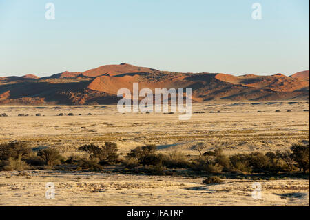 Vista aerea, Namib Naukluft Park, Namib Desert, Namibia. Foto Stock