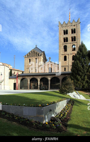 Monastero di Santa Maria de Ripoll, provincia di Girona, in Catalogna, Spagna Foto Stock