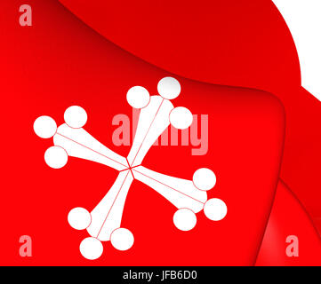 Repubblica di Pisa Bandiera Foto Stock