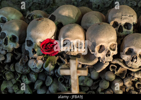 Fontanel cimitero di napoli, Italia Foto Stock