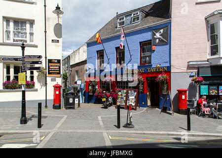 Tradizionali Pub gallese in Tenby Foto Stock