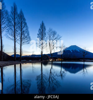 Il monte Fuji Fujisan Sunrise Foto Stock