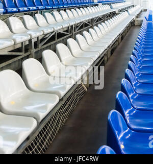 Numero di posti a sedere sulle tribune Foto Stock