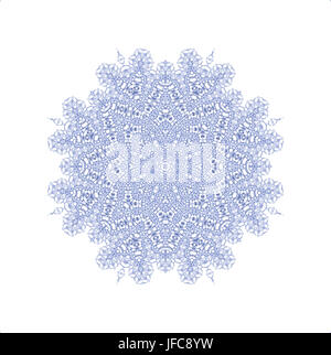 Abstract il simbolo del fiocco di neve Foto Stock