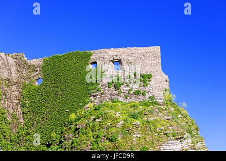 Vecchia Fortezza muro di pietra Foto Stock