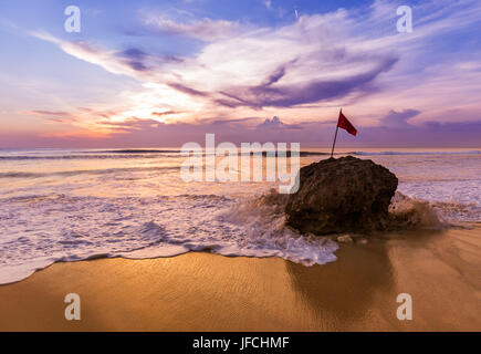 Dreamland Beach a Bali Indonesia Foto Stock