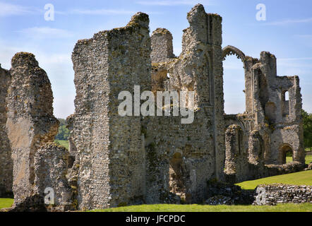 Priory rovine a Castle Acre, Norfolk, Regno Unito Foto Stock