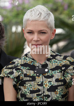 Attrice Michelle William assiste Wonderstruck Photocall durante il settantesimo annuale di Cannes Film Festival presso il Palais des Festivals il 18 maggio 2017 a Cannes, Francia. Foto Stock