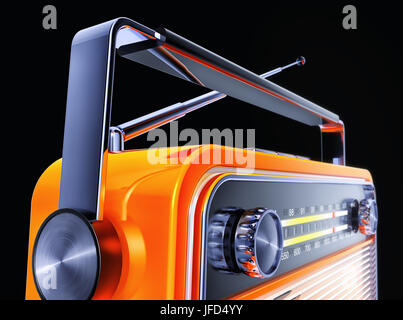 radio d'epoca Foto Stock
