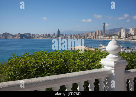 Benidorm balcon del Mediterraneo Foto Stock