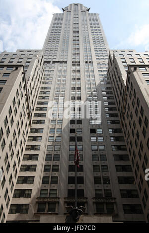 Empire State Building, la Fifth Avenue, Manhattan, New York City, NY, Stati Uniti Foto Stock