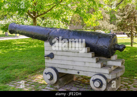 Il cannone presso l Università di Toronto, Ontario Foto Stock