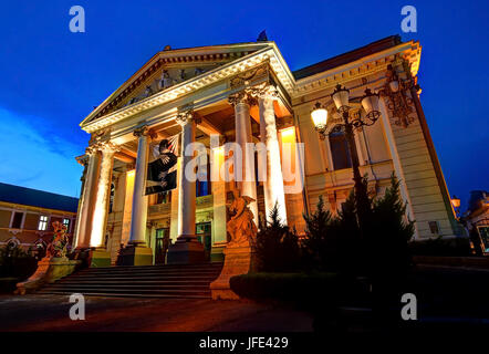 Teatro di Stato di Oradea, Romania Foto Stock