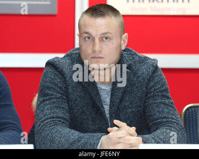 Adam Deines (SES-boxing) Foto Stock