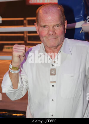 Heavyweight Boxing legend Jürgen Blin Foto Stock