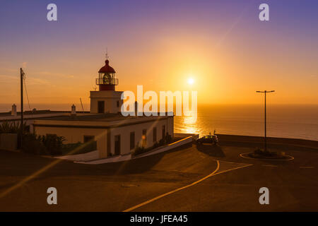 Faro di Ponta do Pargo - Madeira Portogallo Foto Stock