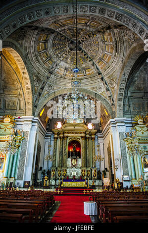 Interno del San Augustin, Intramuros, Manila, Luzon, Filippine Foto Stock