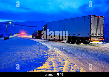 Norvegia, orientale Finnmark, Fjellstrasse Foto Stock