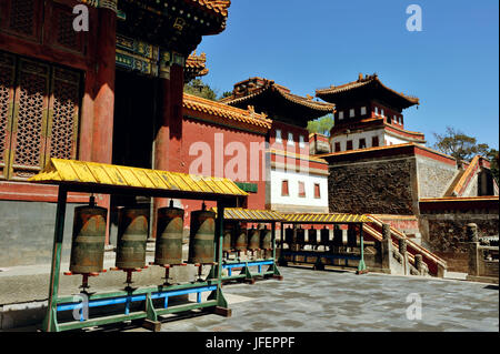 La Cina, nella provincia di Hebei, Chengde, pace universale tempio Puning (Si), patrimonio mondiale dell'UNESCO, Foto Stock